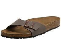 Birkenstock Madrid Mocca, Birkibuc, Sandal Unisex Adulto, Moca, 44 EU