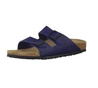 Birkenstock Arizona Birko-Flor, Sandalias de Punta Descubierta para Hombre, Azul (Blau), 41 EU (estrecho)