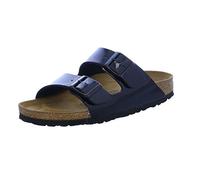 BIRKENSTOCK Mules de correa doble Arizona. Color negro de charol