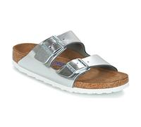 Birkenstock 1005961 Arizona SFB metallic silver, Natural Leather Mujer Silver EU 35
