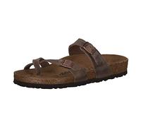 Birkenstock - Chanclas y sandalias mujer - Mayari Oiled Leather Regular Tobacco Brown para Mujer de Cuero - Talla 38 - Marrón Marrón 38