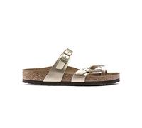 Birkenstock 1015593 Gizeh Kids electric metallic gold, Birko Flor Hombre Gold EU 36