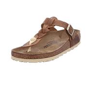 Birkenstock 1021355 Gizeh Braided cognac, Oiled Leather Mujer Cognac EU 39