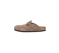 Birkenstock 1030861 Boston BS Dark Tea Tonal Sandalias para Hombre de ante Marrón, Dark Tea Tonal, 42 EU