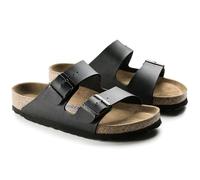 Birkenstock 551251 - Sandalias con hebilla unisex, color negro, talla 39 (estrecho)