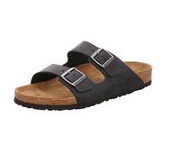 Birkenstock 551251 - Sandalias con hebilla unisex, color negro, talla 41 (estrecho)