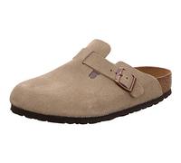 Birkenstock 560773 Boston SFB Taupe, Suede Leather Hombre Taupe EU 45