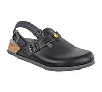 Birkenstock 61400 - 39 - Zapatos plantilla normal Tokio antiestáticos/piel natural, negro, tamaño 39