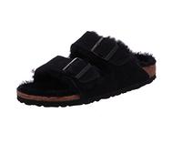 BIRKENSTOCK Arizona Shearling Suede Leather Narrow Ref. 752663 Color Negro Talla 38