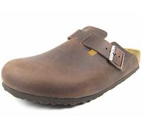 Zuecos de piel Boston Hombre Talla 44. Color Marron
