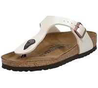 Birkenstock Sandalias de dedo Gizeh BF Graceful Birko Flor Blanco Perla talla 36