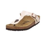 BIRKENSTOCK Sandalias con tira entre los dedos Gizeh. Color Blanco Nacarado