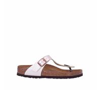 Sandalias con tira entre los dedos Gizeh Mujer Talla 41. Color Blanco