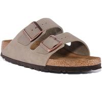 Birkenstock 951303 Arizona SFB taupe, Suede Leather Hombre Taupe EU 36