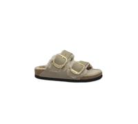 BIRKENSTOCK ARIZONA BIG BUCKLE 1030384 tabacco brown beige ciabatte donna fibbie pelo 37