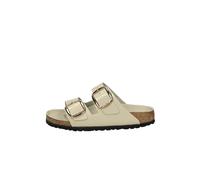 Birkenstock Arizona Big Buckle, Sandalias para mujer, Oyster de alto brillo, 36 EU Étroit