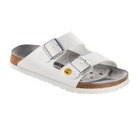 BIRKENSTOCK Arizona Birko-Flor ESD, Zuecos Unisex Adulto, Weiß (Weiß), 41 EU