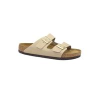 Birkenstock Arizona BS 1019013 Sandcastle Beige ciabatte uomo fibbie Pelle Soft 45