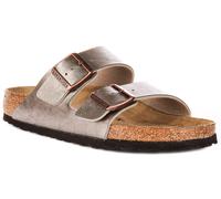 Birkenstock Arizona BS Dos Tiras Anatómico Corcho Sandalias Mujer en Marrón Topo