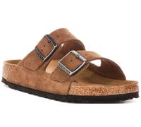 Birkenstock Arizona Bs Sandalias Zuecos De Ante Marrón Mujer EU37-41