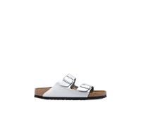 BIRKENSTOCK Mules de correa doble Arizona. Color color plata