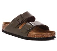 Birkenstock Arizona Bs Vegan Sandalias Tipo Mocasín Mujer Gris Oscuro UK 5-12