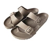 Birkenstock Arizona EVA 1030447 Gray Taupe ciabatte uomo fibbie Gomma 42