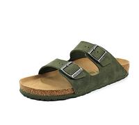 Birkenstock Arizona Kids BS 1029449 Desert Soil Thyme Ochre Verde Giallo ciabatte Bambino fibbie 34/35 31