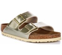 Birkenstock Arizona Kids Sandalias Unisex Metálicas Plata Talla UK 3-6