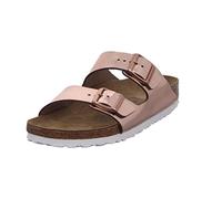 BIRKENSTOCK Arizona Leder Softfootbed, Zuecos Mujer, Marrón Metallic Copper, 41 EU