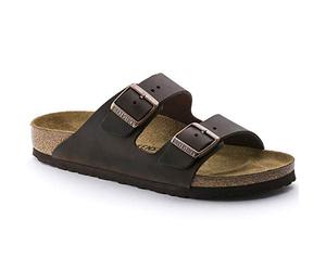 Birkenstock Arizona Mules/Zuecos para hombre, color gris, Brown, 9 UK Narrow