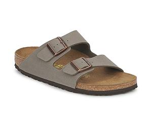 Birkenstock Arizona Mules/Zuecos para hombre, color gris, gris, 2.5 UK Narrow