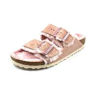 Birkenstock Sandalias Arizona de Piel de Oveja para Mujer, Color Rosa, Talla 7, Pink, 40 EU