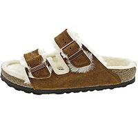 Birkenstock Arizona Mules/Zuecos para hombre, color marrón, beige/azul oscuro, 38 EU