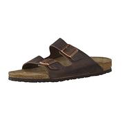 Birkenstock Arizona - Sandalias de piel natural unisex, Marrón, 45 EU