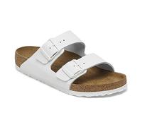 Birkenstock Arizona (Pelle) - Sandalia de Cuero para Mujer con Doble Banda 35/White-N
