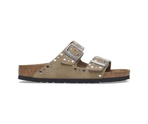 Birkenstock - Arizona Remache Sandalias de Cuero de Gamuza Narrow - Shoes - Mujer - Beige - 41 EU -