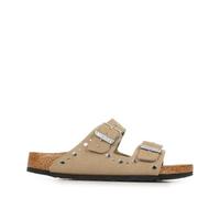 Birkenstock Arizona Rivet Border Kids - Sandalias infantiles, Gris Soft Birki Gray Taupe, 38 EU Stretta