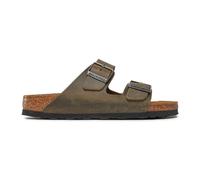 Birkenstock - Chanclas y sandalias mujer - Arizona Oiled Leather Narrow Faded Khaki para Mujer de Cuero - Talla 40 - Caqui Caqui 40
