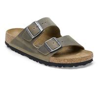 Birkenstock Arizona - Sandalo con DOPPIA Fascia E Chiusura con FIBBIE, Color Caqui., 44 EU Schmal