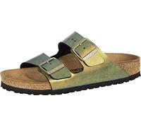 Birkenstock Arizona SFB Mules/Zuecos para hombre, color gris pardo, Green, 36 EU estrecha