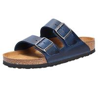 Birkenstock Arizona SFB, Sandalias de Punta Descubierta Mujer, Azul Bleu Bleu, 45 EU