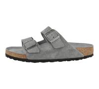 Birkenstock Arizona SFB - Sandalias unisex para adultos (ante suave, normal), gris, 41 EU