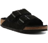 BIRKENSTOCK Arizona Shearl Deslizar Mujer Sandalia En Negro GB 3.5-8
