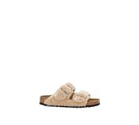 Birkenstock - Arizona Shearling Narrow Fit - Shoes - Mujer - Beige - 38 EU -