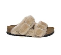Birkenstock - Arizona Shearling Narrow Fit - Shoes - Mujer - Marrón - 39 EU -