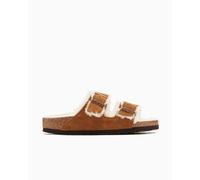 BIRKENSTOCK Arizona Shearling Suede Leather Narrow Marrón 37