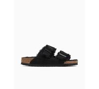 BIRKENSTOCK Arizona Shearling Suede Leather Narrow Ref. 752663 Color Negro Talla 41