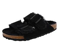 Birkenstock Arizona Shearling - Zapatillas unisex (talla 9), color negro