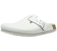BIRKENSTOCK Arizona SL Pantuflas unisex para adultos de Birko-Flor normal, Blanco 1018220, 37 EU